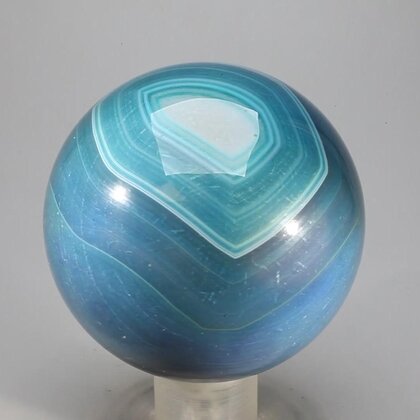 Blue Banded Agate Sphere ~55mm