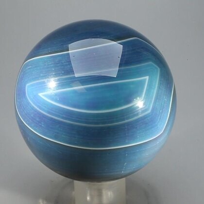 Blue Banded Agate Sphere ~55mm
