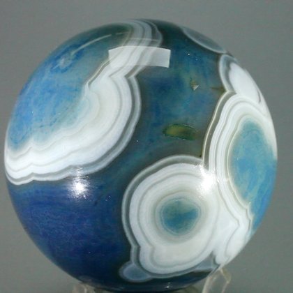 Blue Banded Agate Sphere ~ 60mm