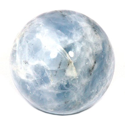 Blue Calcite Medium Crystal Sphere ~ 5cm