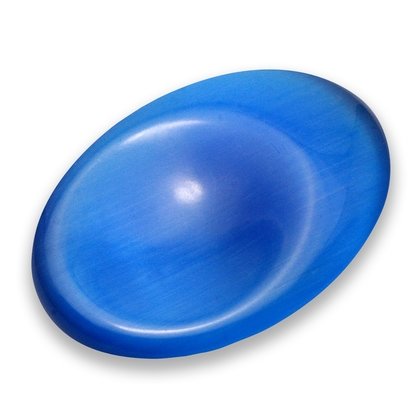 Blue Cat's Eye Thumb Stone