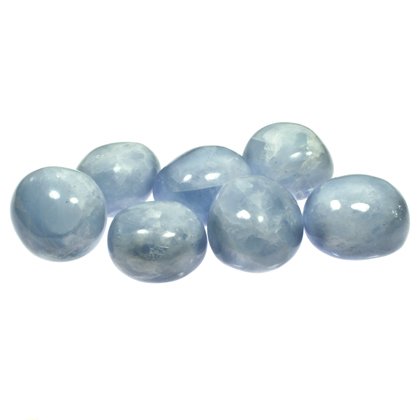 Blue Calcite Tumble Stone (25-30mm)