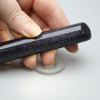 Blue Goldstone Crystal Massage Wand ~99mm