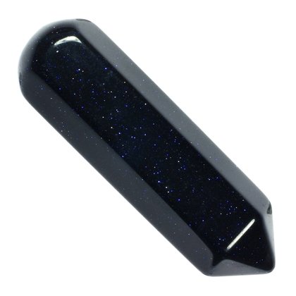 Blue Goldstone Crystal Massage Wand