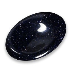 Blue Goldstone Thumb Stone