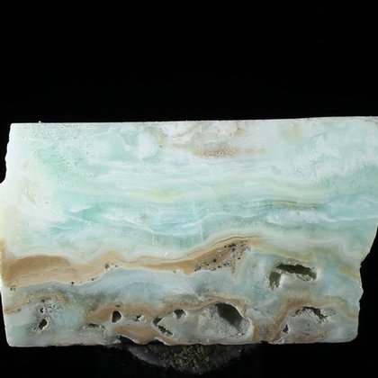 Blue Hemimorphite Mosaic Tile ~41mm