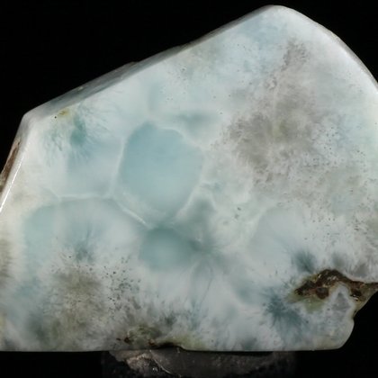 Blue Hemimorphite Mosaic Tile ~47mm