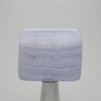 Blue Lace Agate Polished Tile ~36x30mm