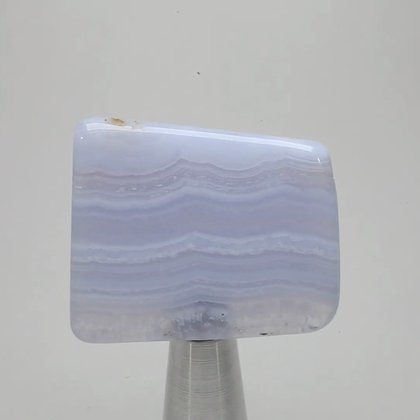 Blue Lace Agate Polished Tile ~38x30mm