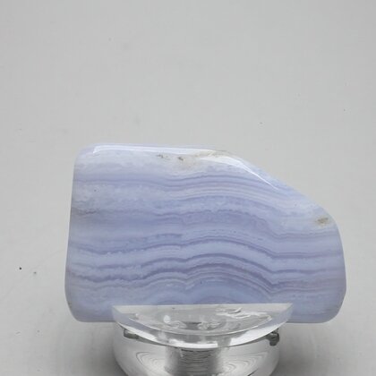 Blue Lace Agate Polished Tile ~39x25mm