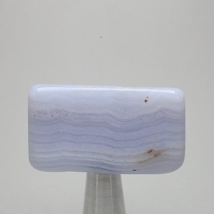 Blue Lace Agate Polished Tile ~43x24mm