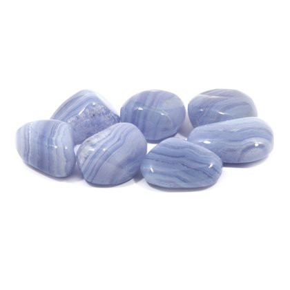 Blue Lace Agate Tumble Stone (25-30mm)