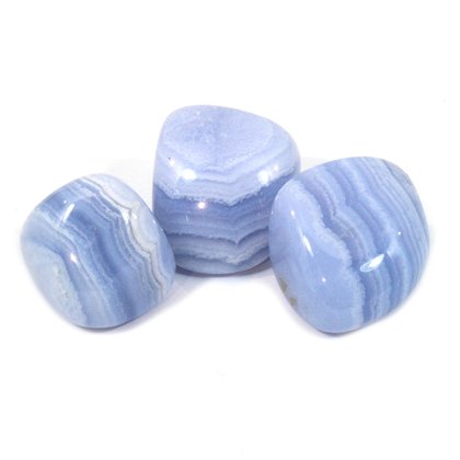 Blue Lace Agate Tumble Stone (30-40mm)