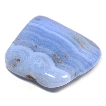 Blue Lace Agate Tumblestone  ~37mm