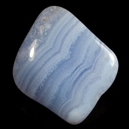 Blue Lace Agate Tumblestone  ~39mm
