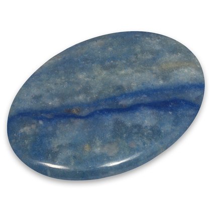 Blue Quartz Palm Stone