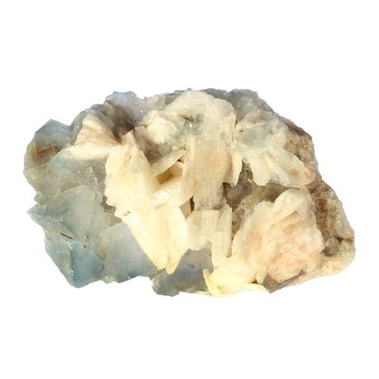Blue Sky Fluorite with Limonite ~85mm