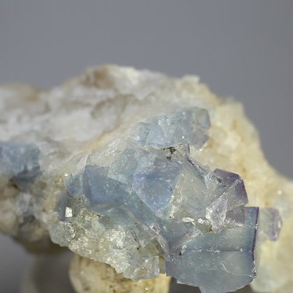 Blue Sky Fluorite with Mauve Crystals ~70mm