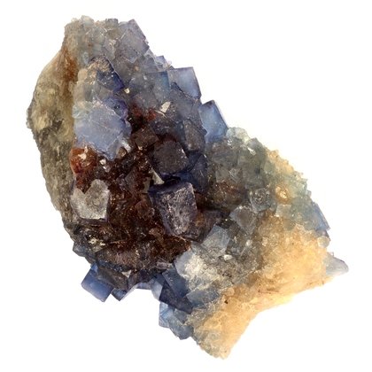 Blue Sky Fluorite with Mauve Crystals ~80mm
