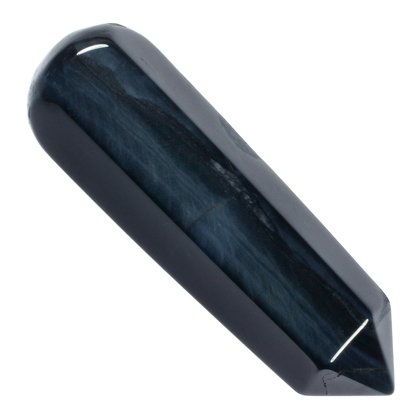 Blue Tiger Eye Crystal Massage Wand