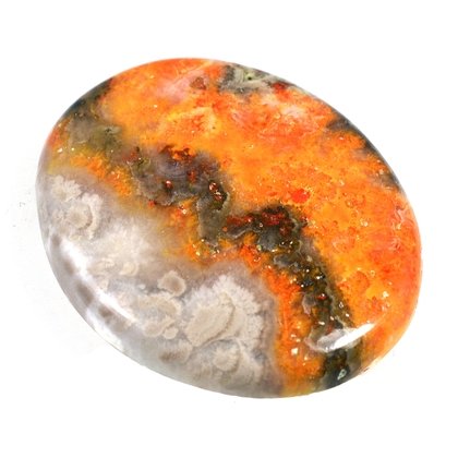 Bumble Bee Jasper Cabochon ~41 x 33mm