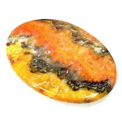 Bumble Bee Jasper Cabochon ~48 x 34mm