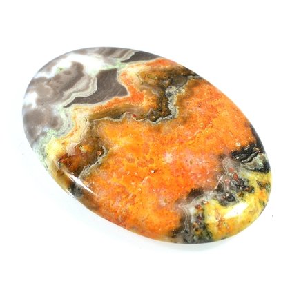 Bumble Bee Jasper Cabochon ~51 x 35mm