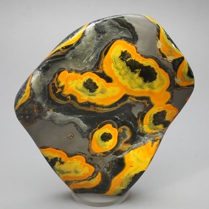 Bumble Bee Jasper Polished Freeform ~91x88mm