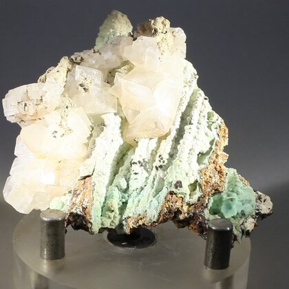 Calcite and Aurichalcite Mineral  ~55mm