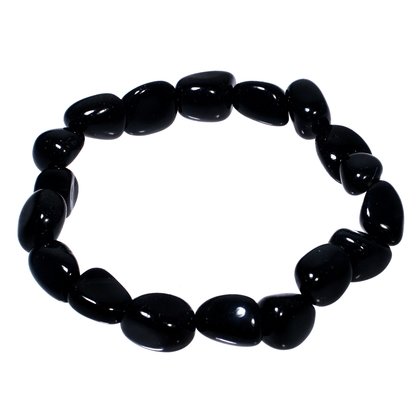 Capricorn Birthstone Bracelet - Black Obsidian