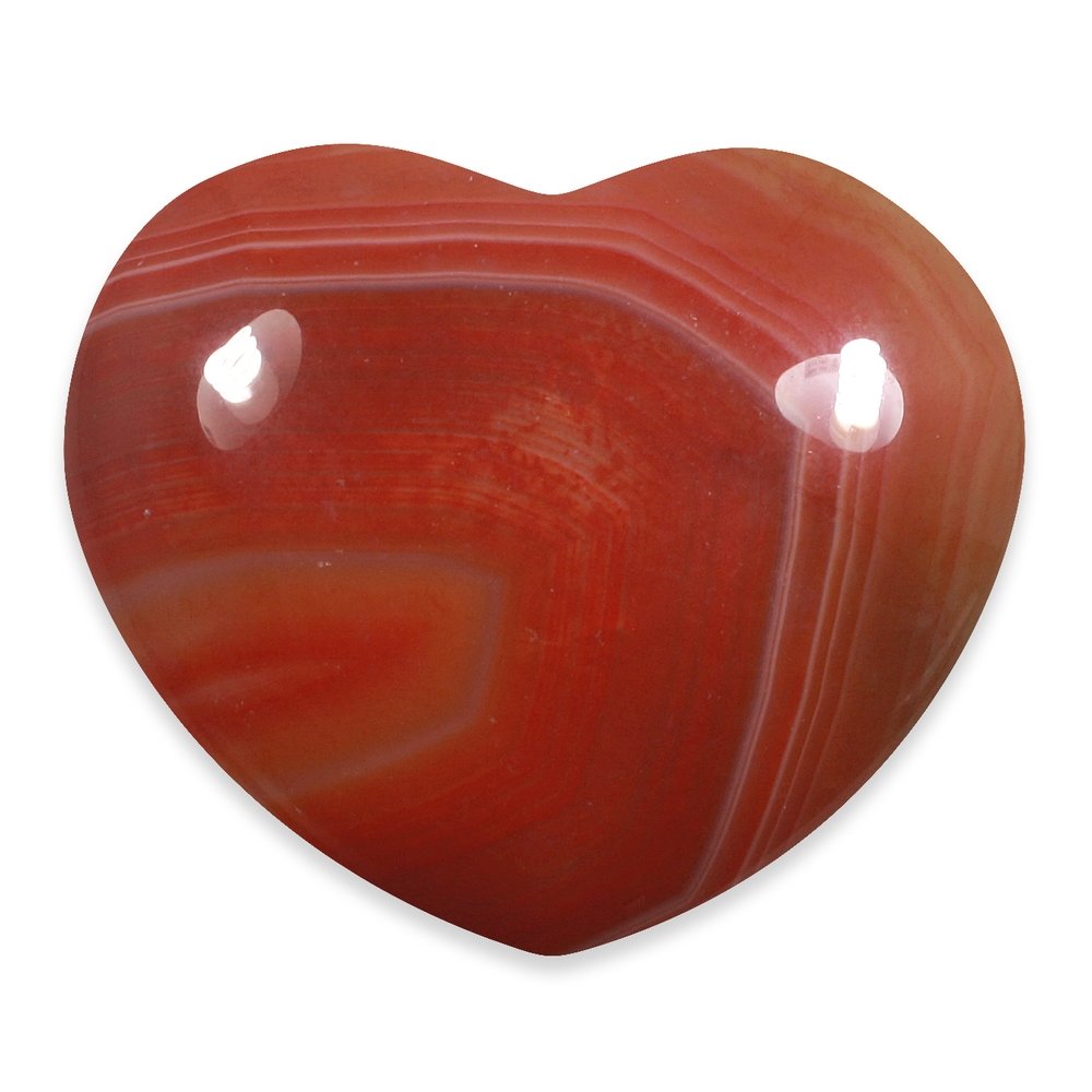 Carnelian Crystal Hearts