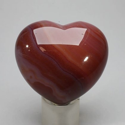 Carnelian Crystal Heart ~45mm