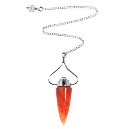 Carnelian Double Stone Pendulums