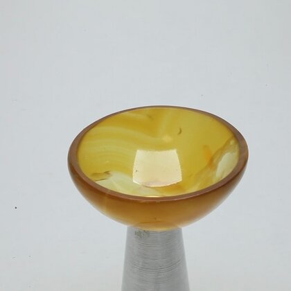 Carnelian Gemstone Healing Oil Bowl ~30mm
