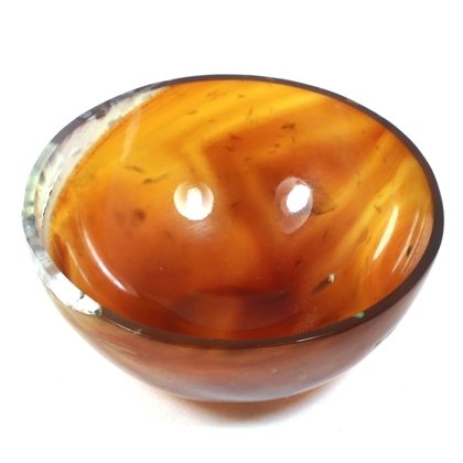 Carnelian Gemstone Healing Oil Bowl ~52mm