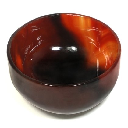 Carnelian Gemstone Healing Oil Bowl ~95mm