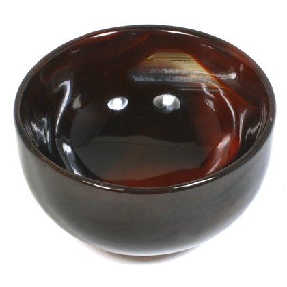 Carnelian Gemstone Healing Oil Bowl ~95mm