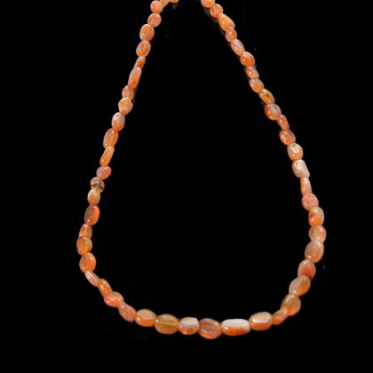 Carnelian Gemstone Necklace with clasp - 17 Inches