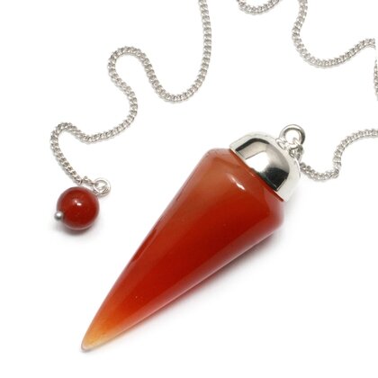 Carnelian Long Drop Pendulum