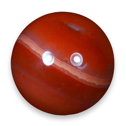 Carnelian Medium Crystal Sphere ~4.5cm