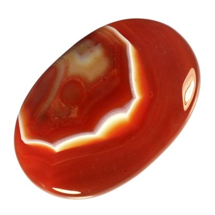 Carnelian Palmstone (Extra Grade) ~70 x 50 mm