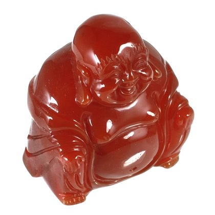 Carnelian Sitting Buddha Statue