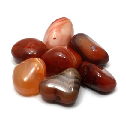 Carnelian Tumble Stone (Brazilian) (25-30mm)