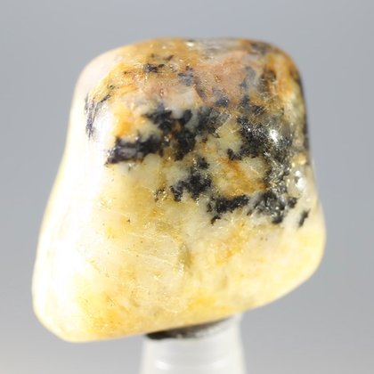 Cassiterite in Quartz Tumblestone ~27mm