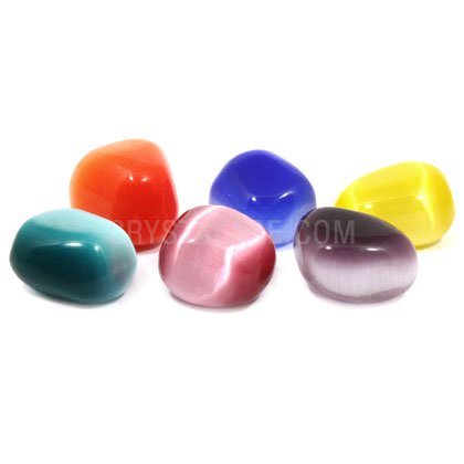 Cat's Eye Tumble Stone (30-40mm)