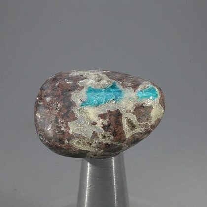 Cavansite & Stilbite Tumblestone ~29mm