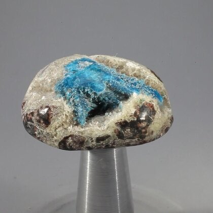 Cavansite & Stilbite Tumblestone ~32mm