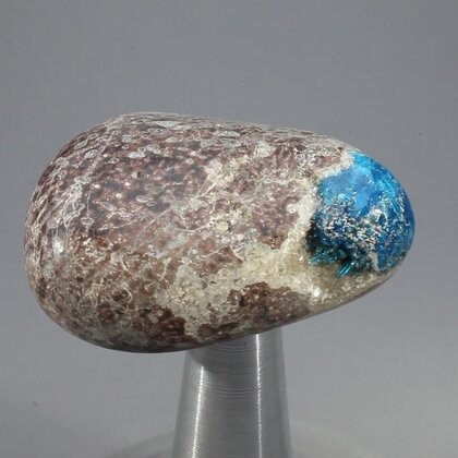 Cavansite & Stilbite Tumblestone ~39mm