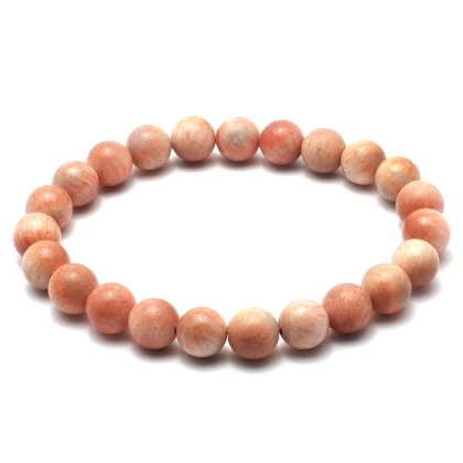 Celestobarite 8mm Round Bead Bracelet