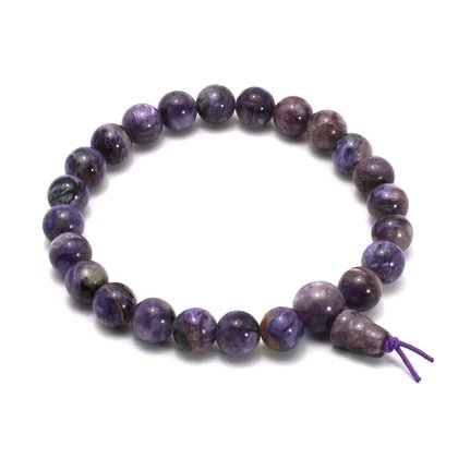 Charoite Power Bead Bracelet